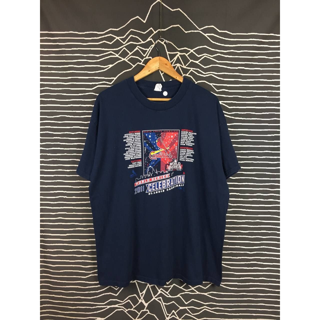 MLB × Vintage Vtg MLB St. Louis Cardinals 2011 World Series Champions Tee Size US XL / EU 56 / 4 - 2 Thumbnail