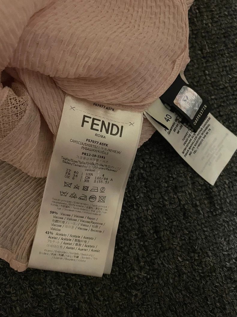Fendi FENDI Shetland sweater, light pink Size XS / US 0-2 / IT 36-38 - 6 Thumbnail