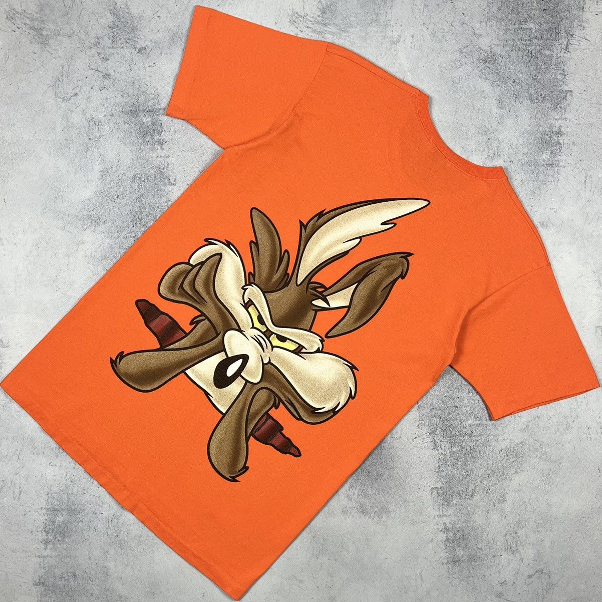Warner Bros Vintage Wile E Coyote cartoon humor tee 1998 Size US S / EU 44-46 / 1 - 1 Thumbnail