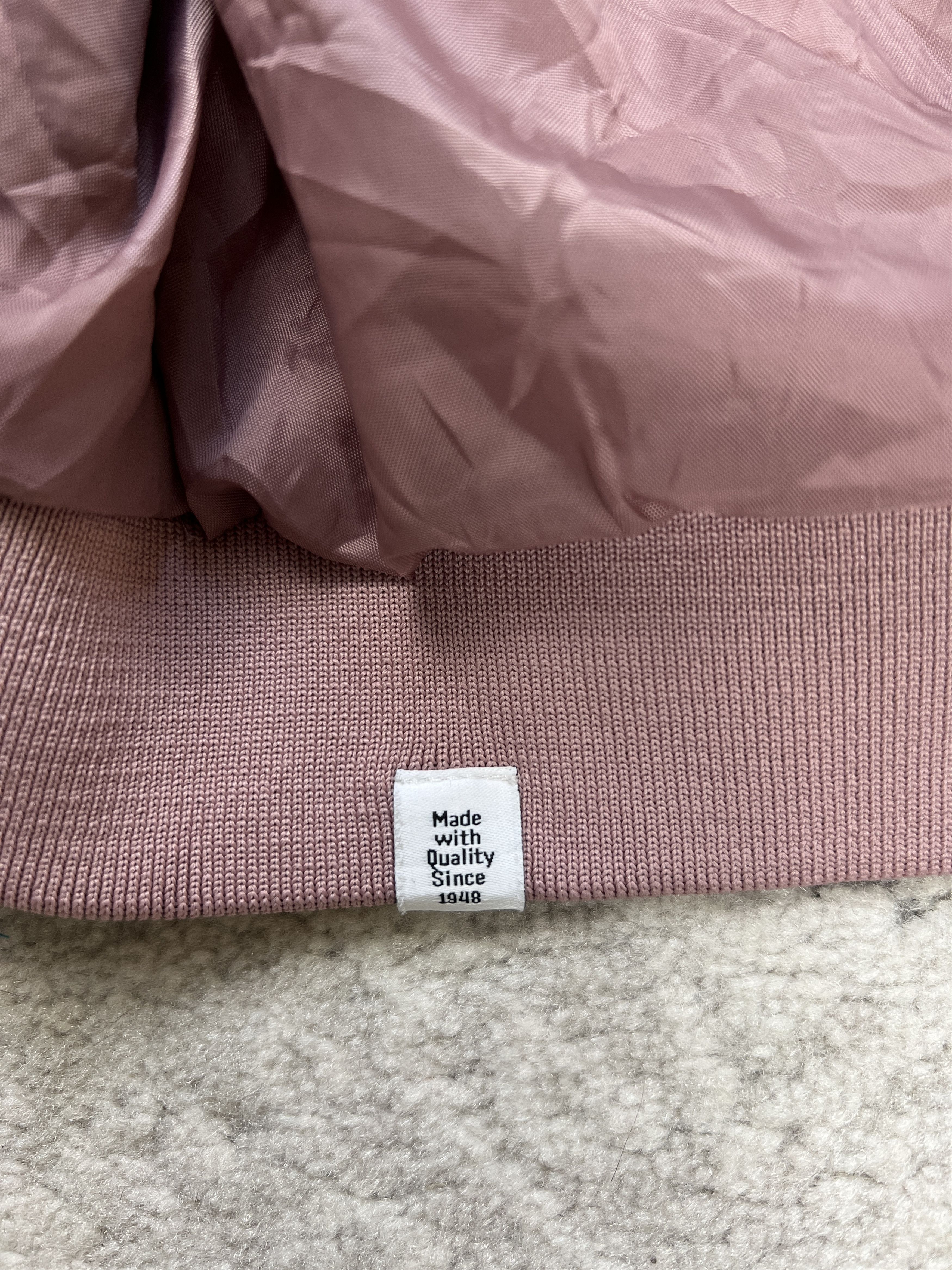 Puma PUMA T7 Satin Bomber Track Jacket Pink Rose Size S / US 4 / IT 40 - 12 Thumbnail