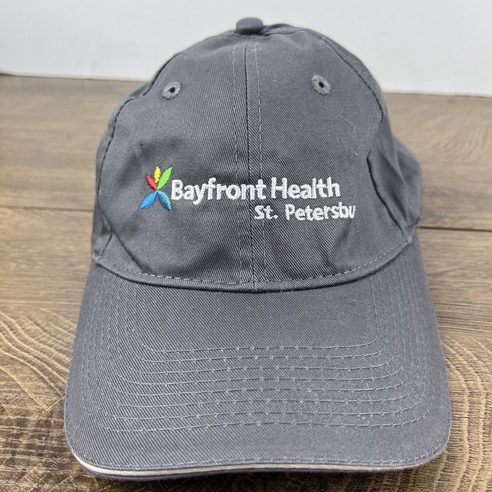 Other Bayfront Health St Petersburgh Hat Gray Hat Adjustable Hat G Size ONE SIZE - 5 Thumbnail
