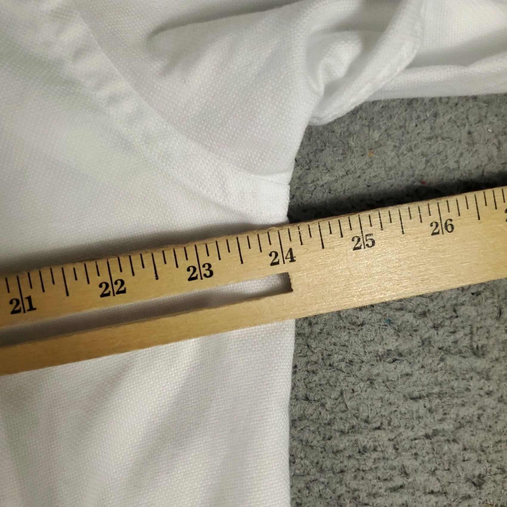 David Donahue David Donahue Shirt Mens 16.5 White Dress Button Up Long Sleeve Solid Cotton Regular Size 46R - 7 Thumbnail