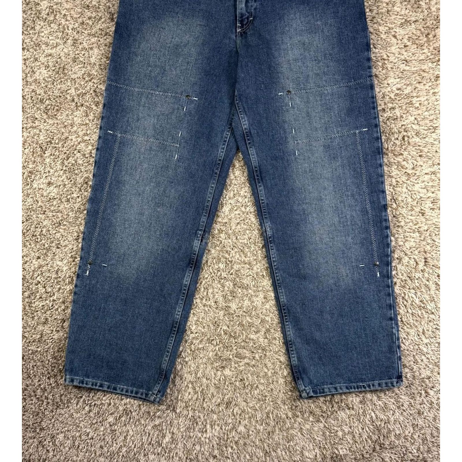 Enyce VINTAGE Enyce Jeans Size 34 Baggy Stitched Panel Y2K Hip Hop Skate 2000s Size US 34 / EU 50 - 4 Thumbnail
