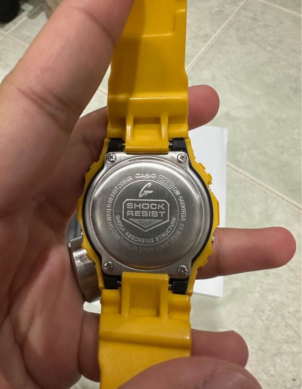 G Shock Authentic G-Shock Lightning Yellow DW5600 Watch Size ONE SIZE - 2 Thumbnail