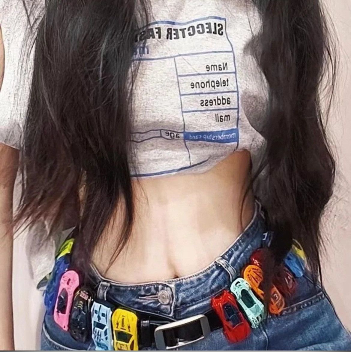 Vintage Creative Y2K Streetwear Unisex New Racing Car Belt Size ONE SIZE - 3 Thumbnail