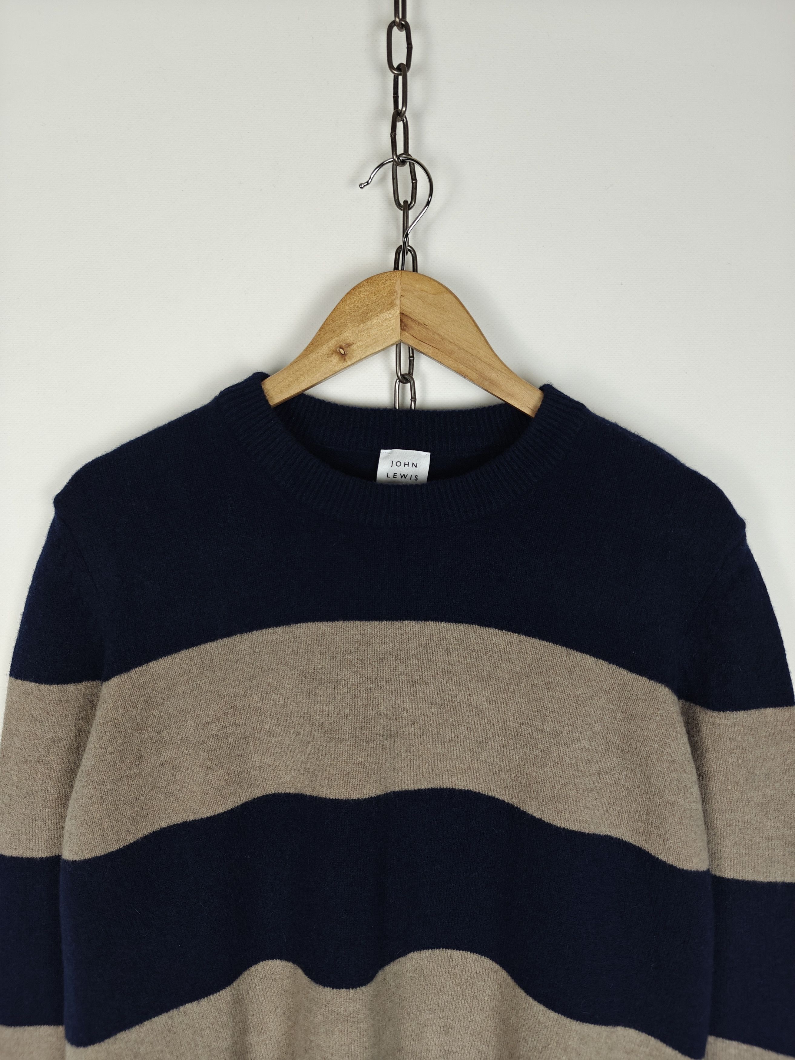 Other John Lewis Wool Sweater Striped Pullover size XL Size US XL / EU 56 / 4 - 2 Thumbnail