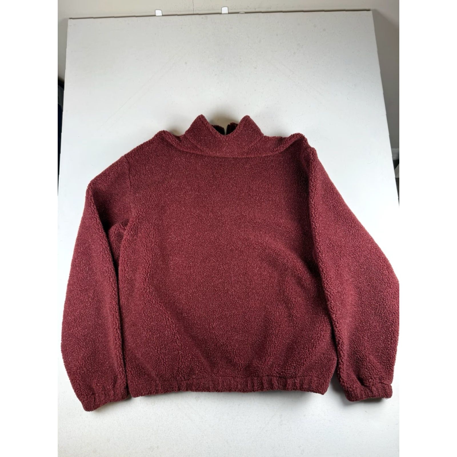 Vintage Power House Gym Mens 1/4 Zip Fleece Red Sweater L Large Pullover Size US L / EU 52-54 / 3 - 6 Thumbnail