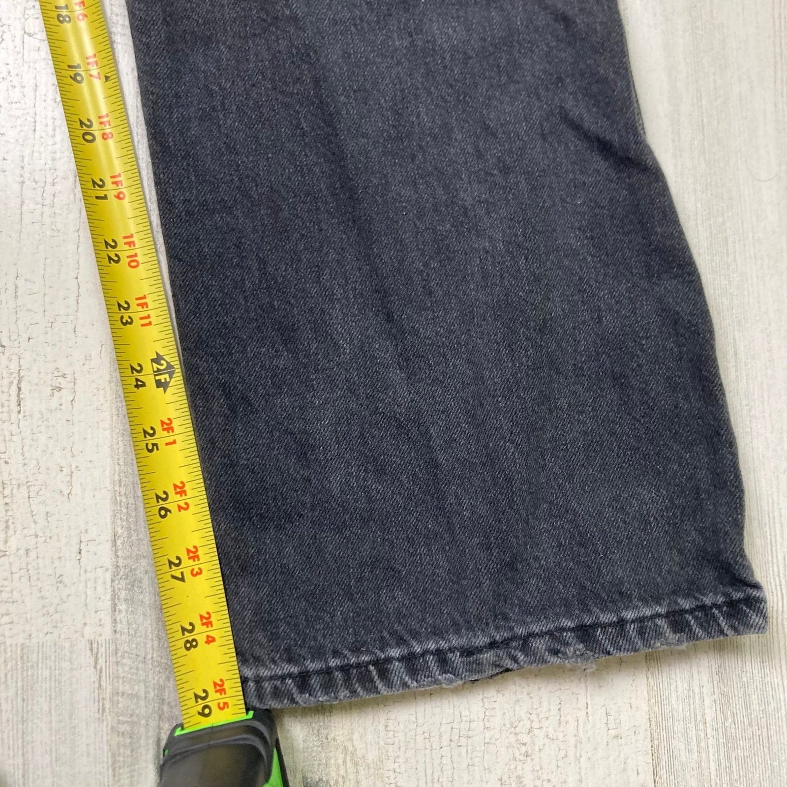 Aeropostale Aeropostale Ripped Black 90s Baggy Ripped Jeans Size US 31 - 7 Thumbnail