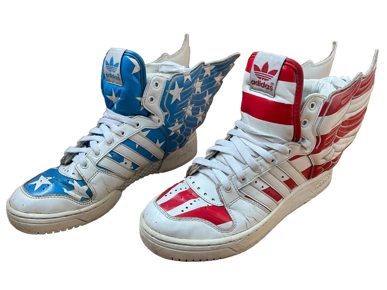 High Top Adidas Js Wings Heren Roze Adidas × JEREMY SCOTT JS WINGS