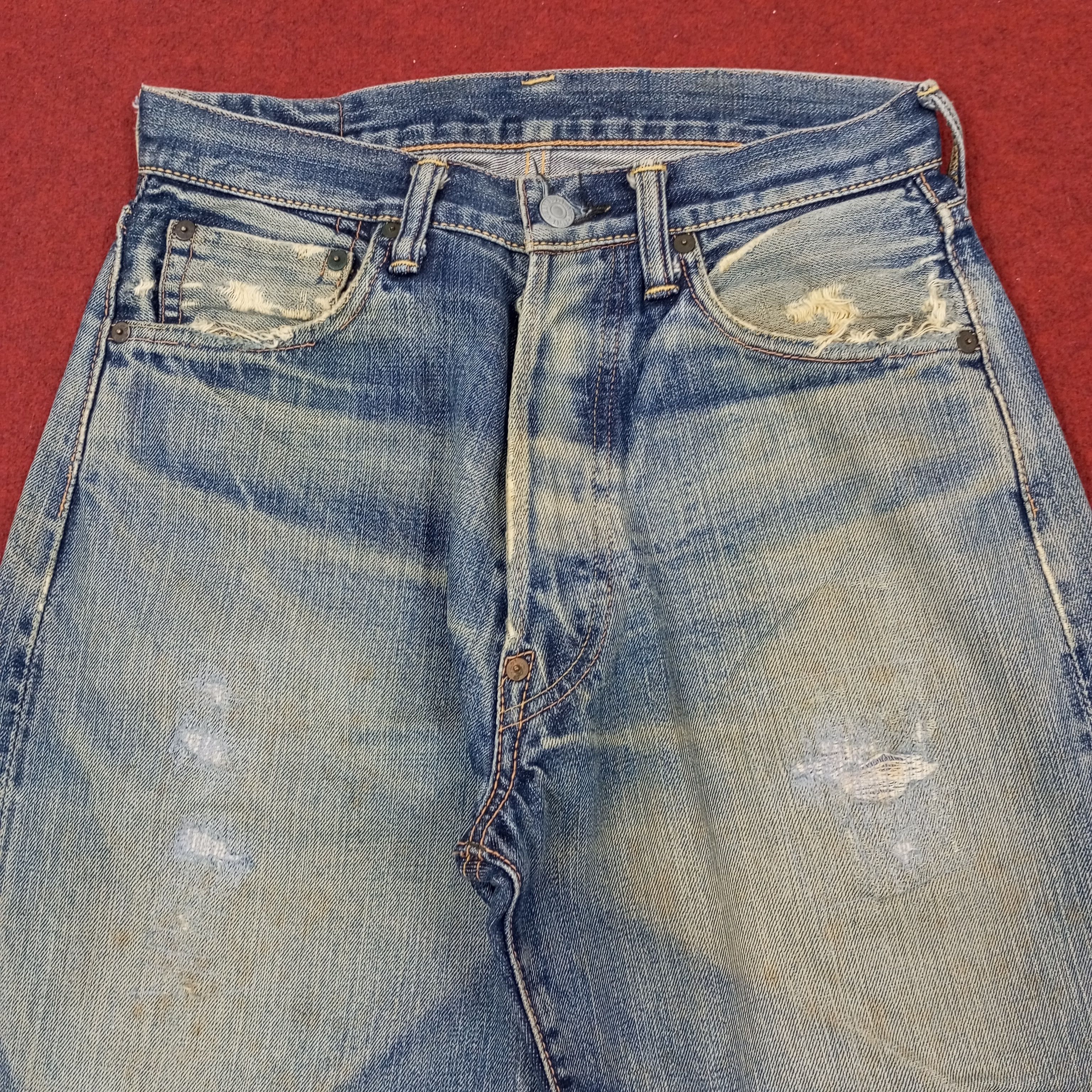 Evisu Vintage Evisu Japanese Brand Custom Daicock Jeans c235n5 Size US 27 - 5 Thumbnail