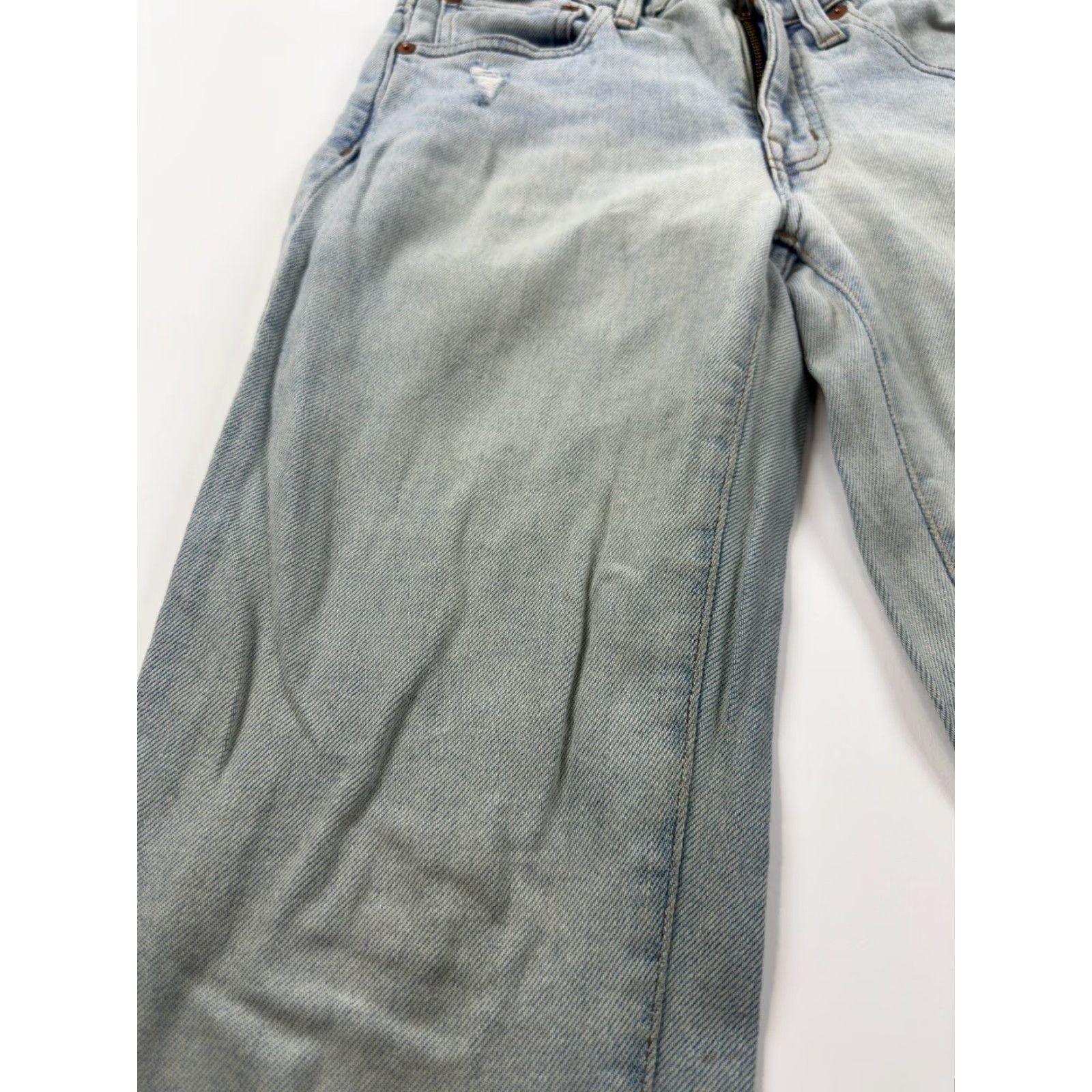 Madewell Madewell Jeans Women 23P Petite High Rise Classic Skinny Ankle Blue Light Wash Crop Zip 23P Womens Jeans Size 40" / US 18 - 5 Thumbnail