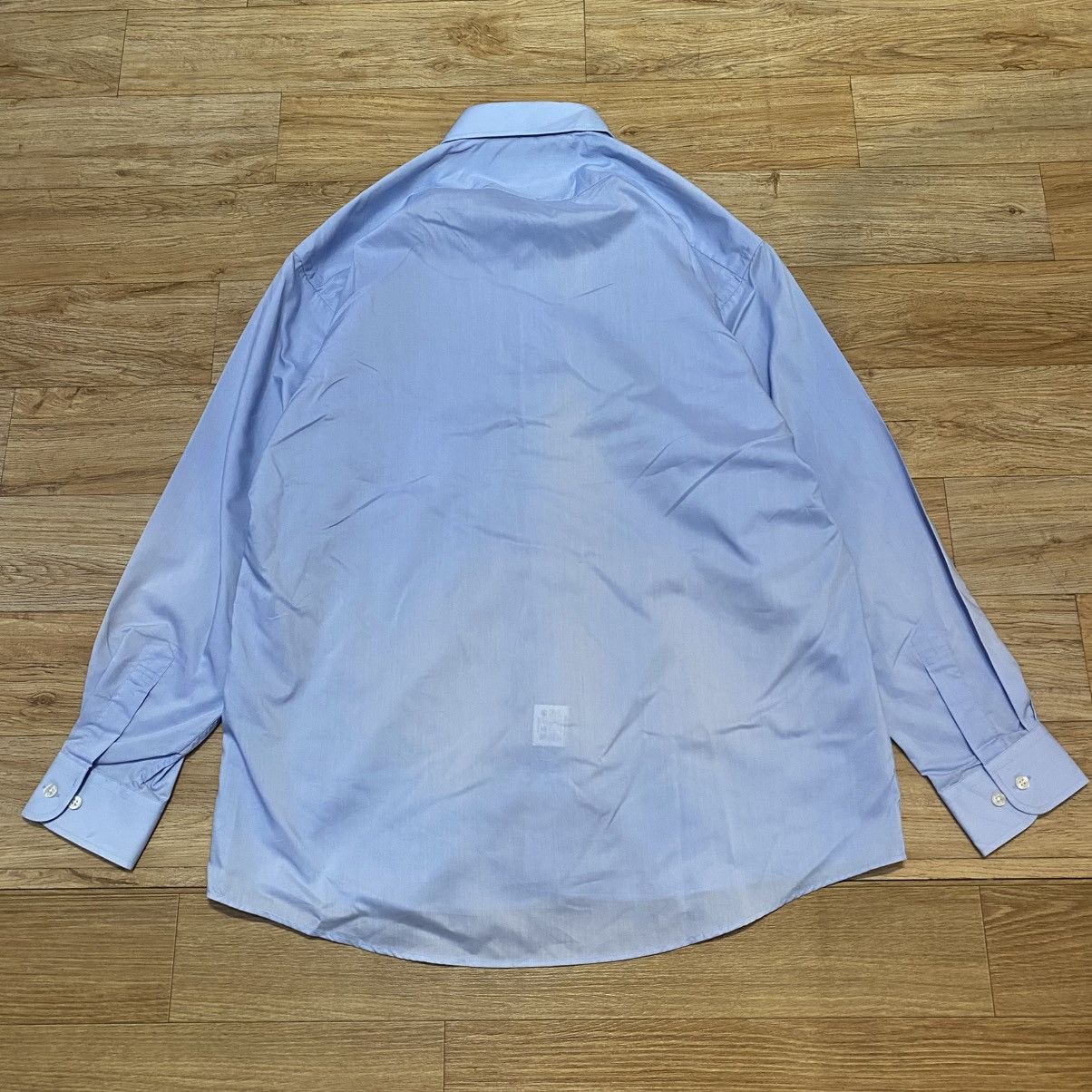 Balenciaga 90s Vintage Balenciaga Blue Button Up Shirt Size US L / EU 52-54 / 3 - 2 Thumbnail