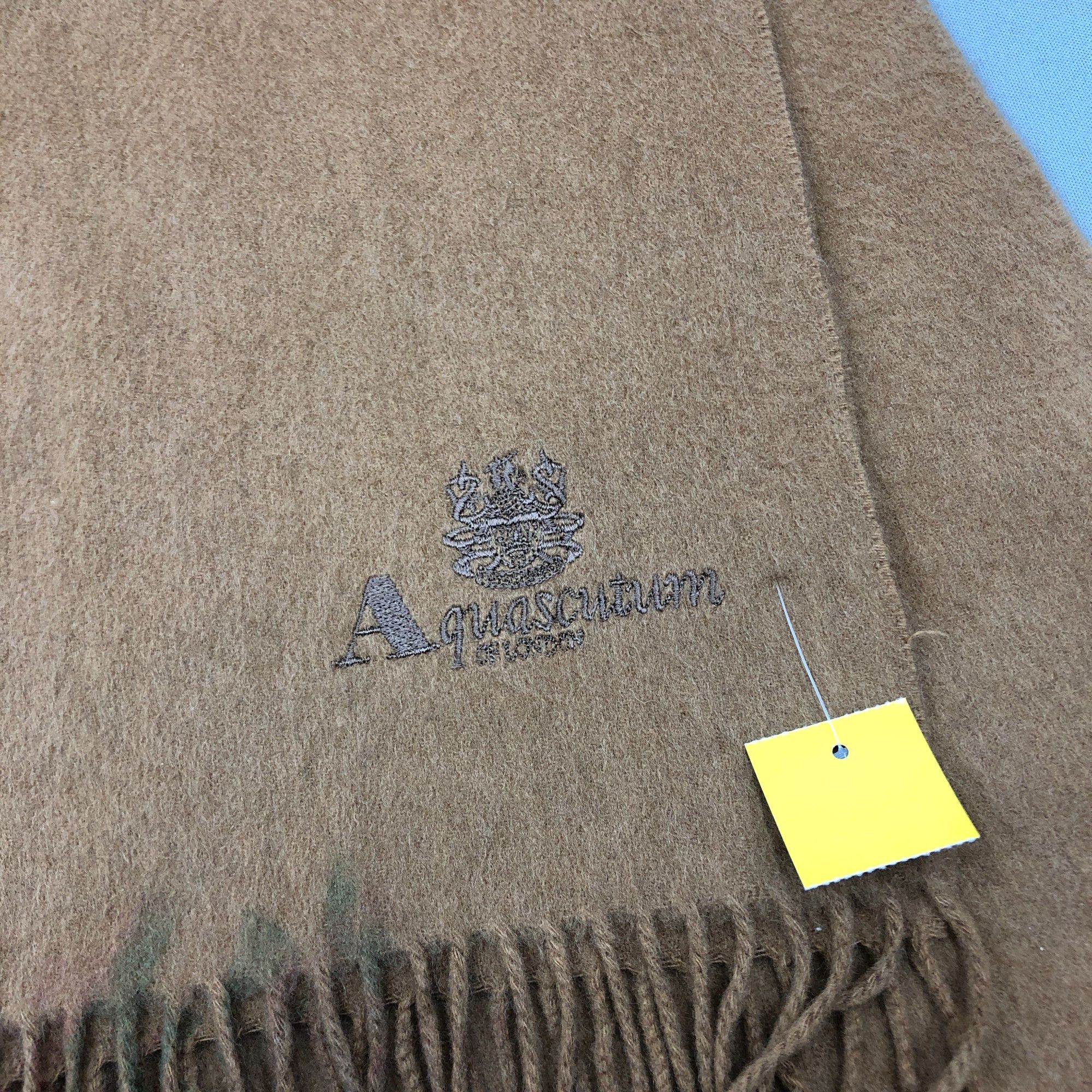 Aquascutum Vintage Aquascutum Scarf Muffler Wool Cashmere Scarves Size ONE SIZE - 5 Thumbnail