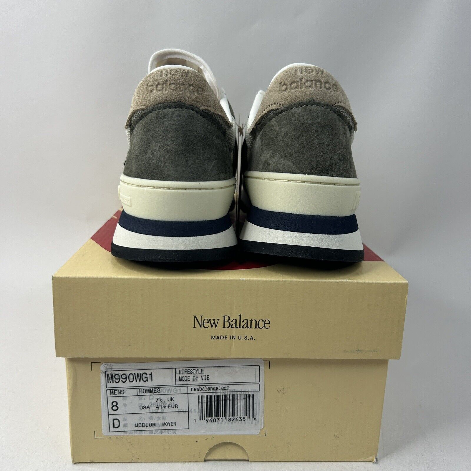 New Balance New Balance x Teddy Santis 990v1 “Blue Grey” 2024 Size US 8 / EU 41 - 4 Thumbnail
