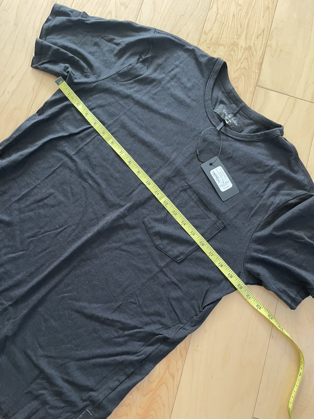 Rag & Bone Rag and Bone M pocket t shirt black mens new Size US M / EU 48-50 / 2 - 8 Thumbnail