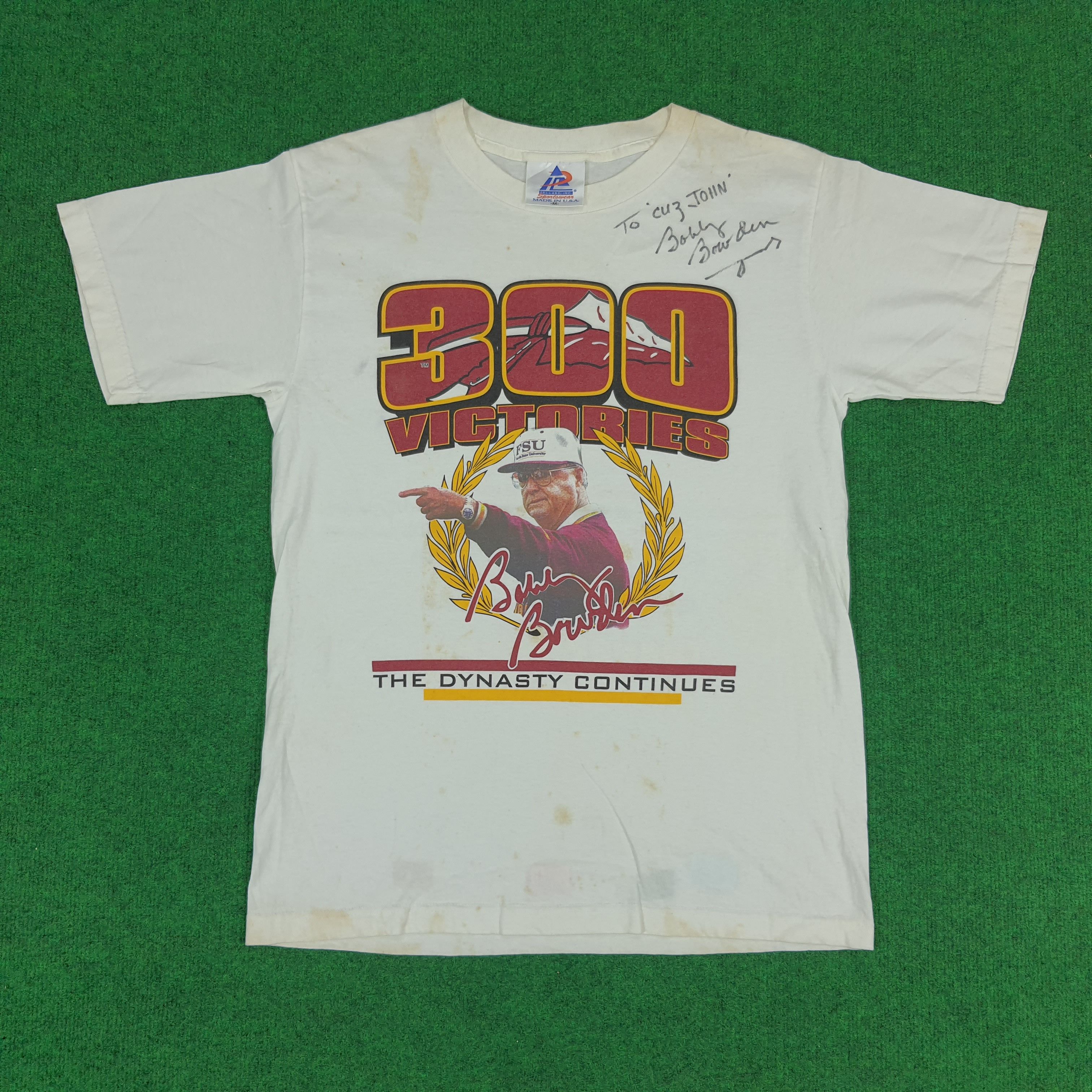 Other Vintage Bobby Bowben American Footballer Coach T-shirt Size US M / EU 48-50 / 2 - 1 Thumbnail