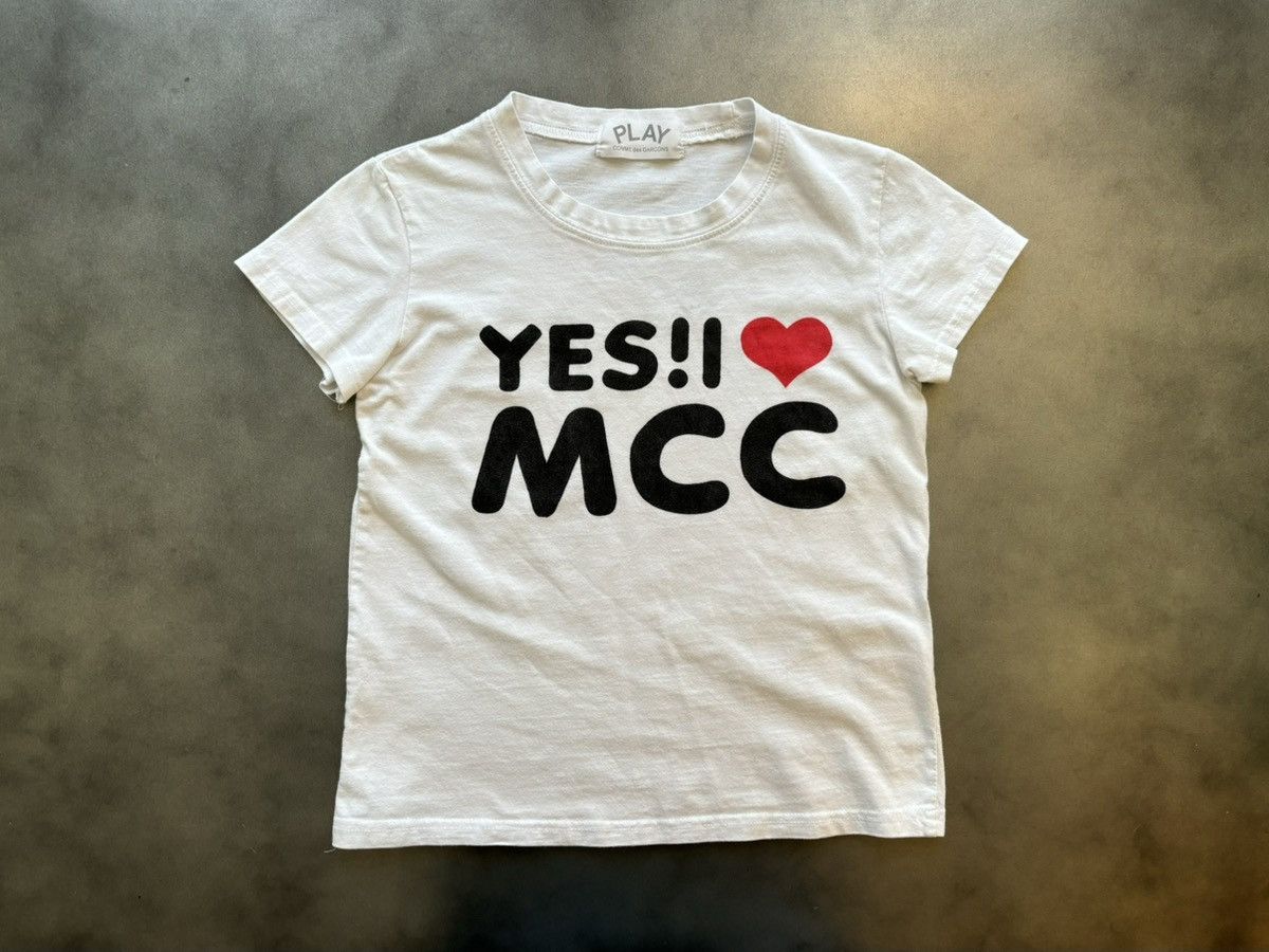 Other Y2K Baby Tee Vintage CDG Play Style Yes MCC Heart Shirt 2000 Size S / US 4 / IT 40 - 11 Thumbnail