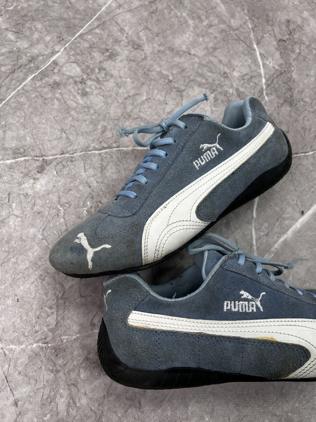 Puma × Vintage VINTAGE Y2K SUEDE PUMA SPEED CAT HYPE RETRO SHOES TRAINERS Size US 9 / IT 39 - 3 Thumbnail