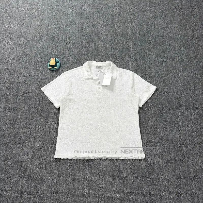 Dior Dior White Cotton Men's Polo . Size US S / EU 44-46 / 1 - 1 Thumbnail