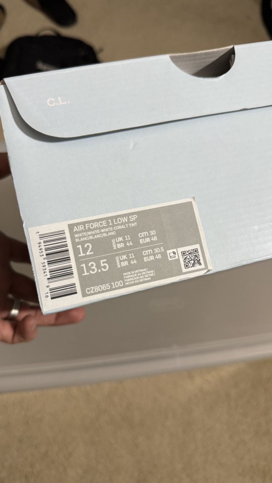 Chrome Hearts × Drake CHROME HEARTS NOCTA AIR FORCE 1 LOW SIZE 12 CLB Size US 12 / EU 45 - 19 Thumbnail