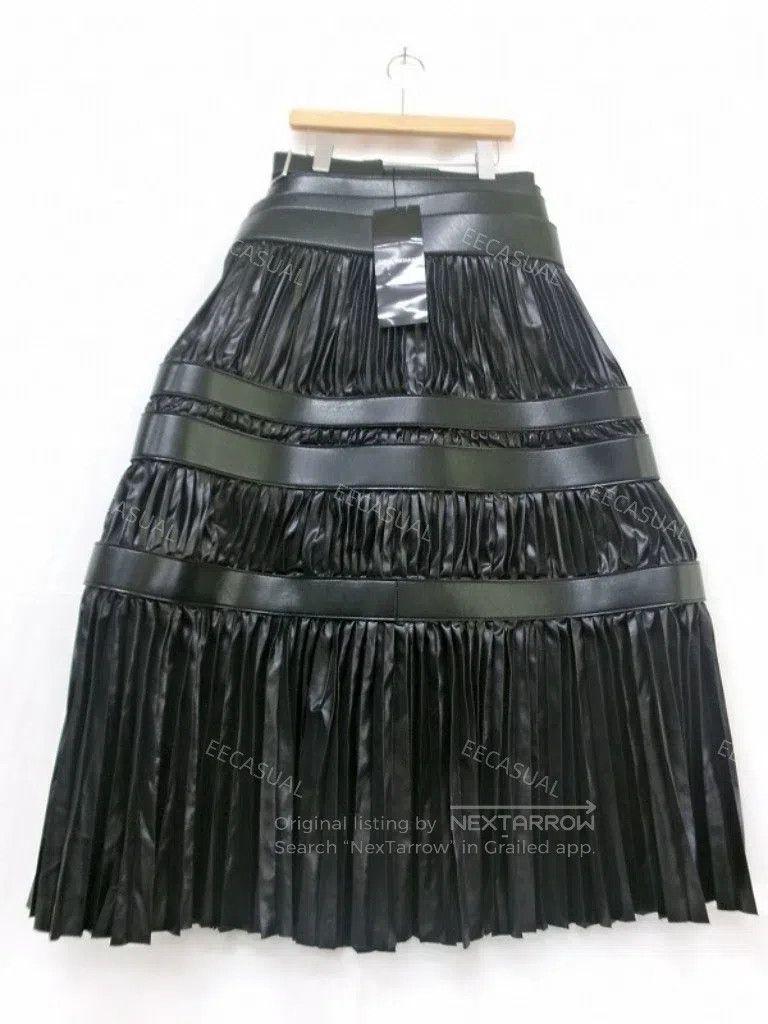 Junya Watanabe Junya Watanabe size S Black layered belt half skirt Size 24" / US 00 / IT 34 - 4 Thumbnail