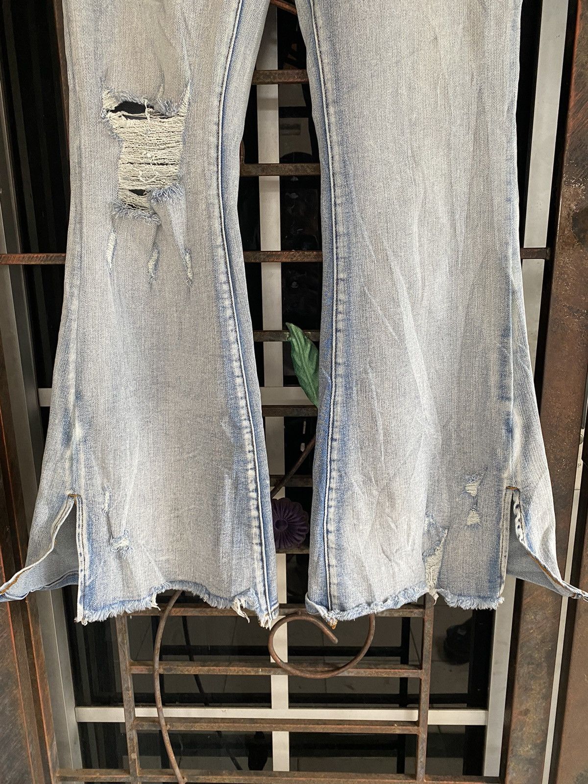 If Six Was Nine × Japanese Brand Blakeley Flared distressed Size US 30 / EU 46 - 3 Thumbnail