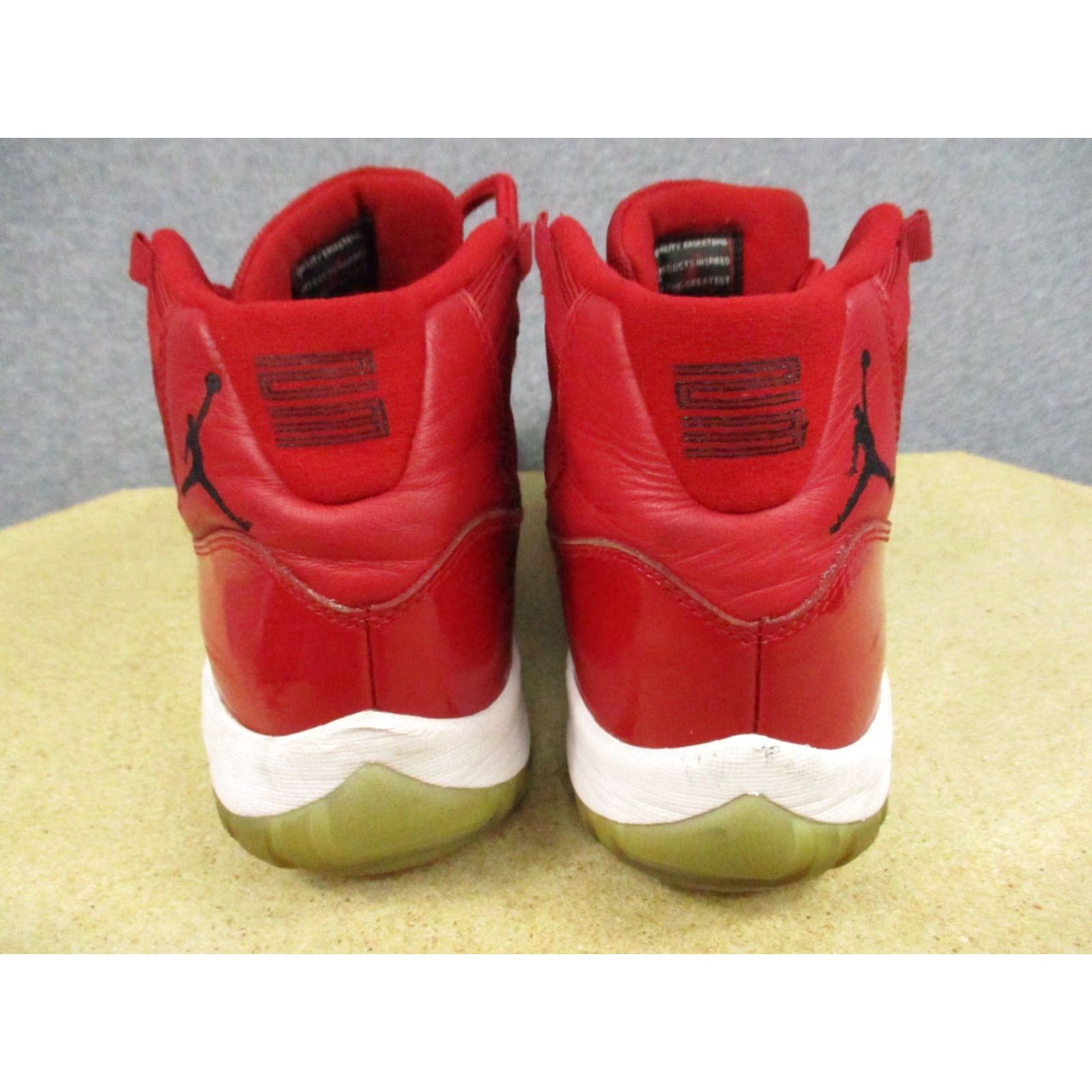 Nike VINTAGE Nike Air Jordan 11 Win Like 96 Sneaker Mens 9.5 Red White 378037-623 Retro Cherry OG XI Bred Size US 9 / EU 42 - 3 Thumbnail