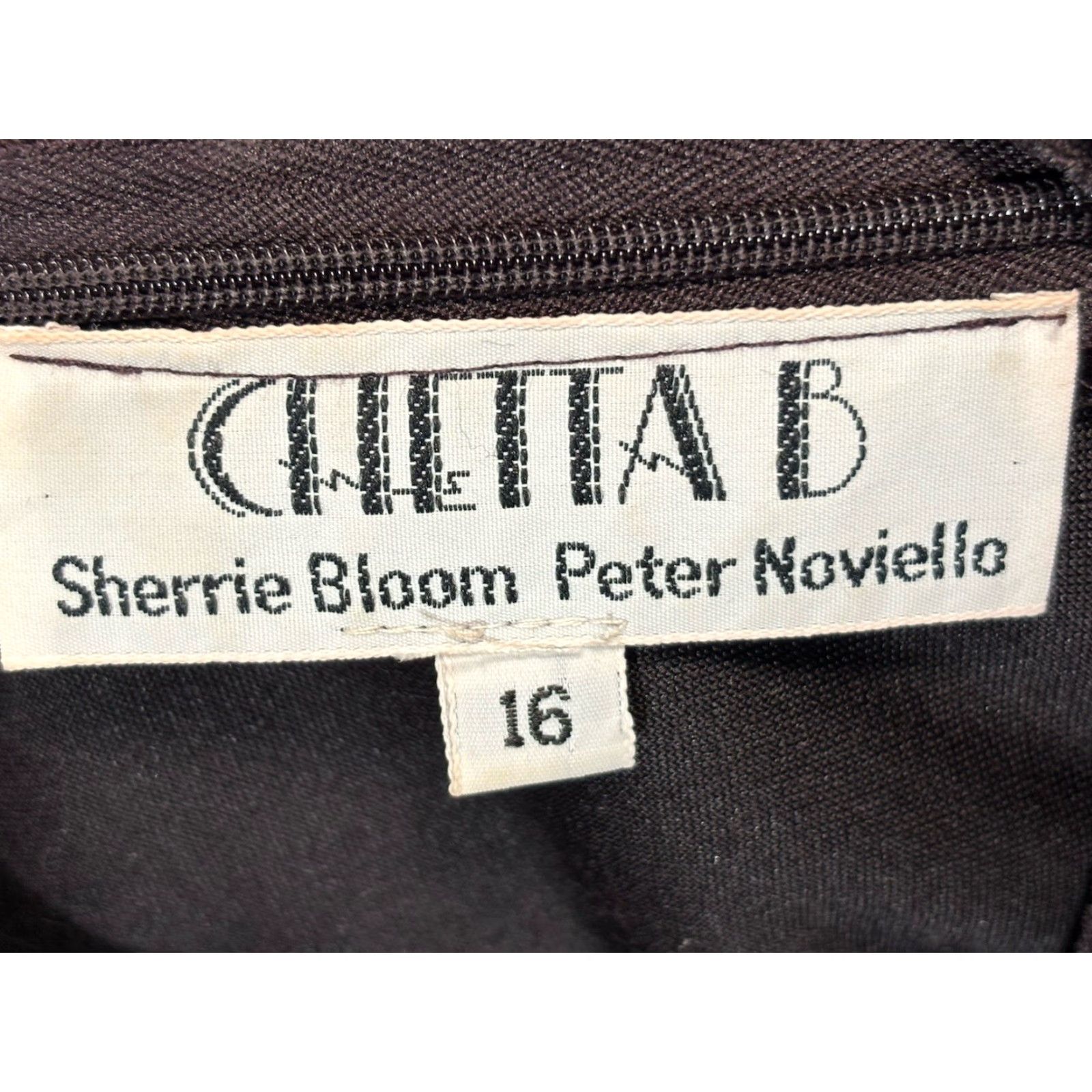 Velvet VINTAGE Chetta B Crushed Velvet Tunic Top 16 Black/brown Purple Goth Retro 90s Womens TUNIC Size XXL / US 16-18 / IT 52-54 - 6 Thumbnail