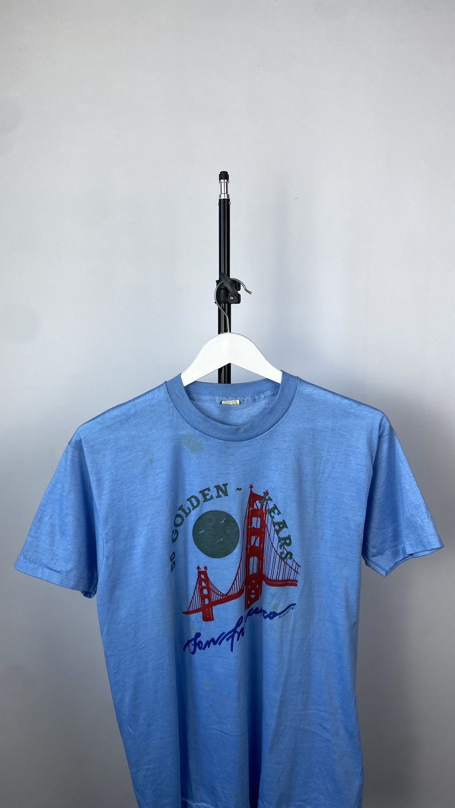 Vintage Crazy Vntg 1987s USA 50 Golden Years San Francisco t-shirt Size US L / EU 52-54 / 3 - 2 Thumbnail
