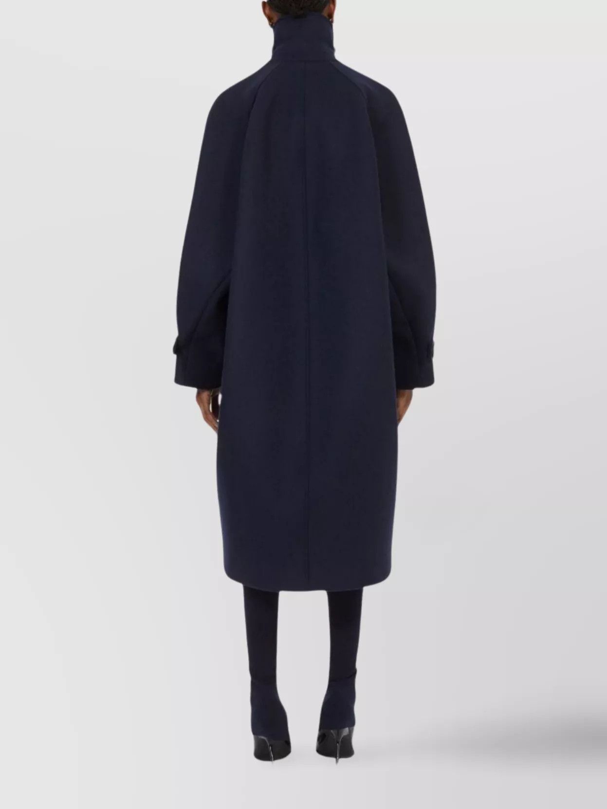 Salvatore Ferragamo o1s1rm1224 Coat in Navy Blue Size XL / US 12-14 / IT 48-50 - 3 Thumbnail