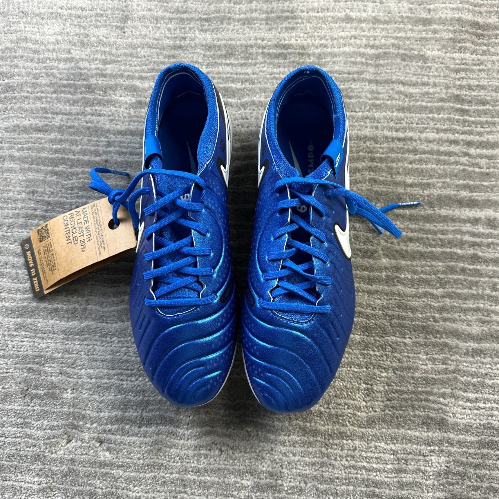Nike Nike Tiempo Legend 10 Elite Mens 6.5 Womens 8 FG Mad Ambition Pack ACC Flyknit Nike Tiempo Legend Sneaker Blue 6.5 Mens 2024 Size ONE SIZE - 3 Thumbnail