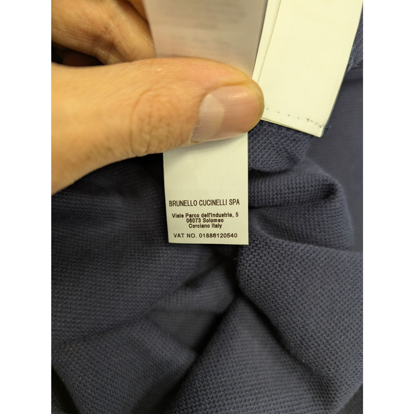 Brunello Cucinelli o1rshd1 cc20 Hi-Neck Zipper Sweatshirt in Blue Size US M / EU 48-50 / 2 - 22 Thumbnail