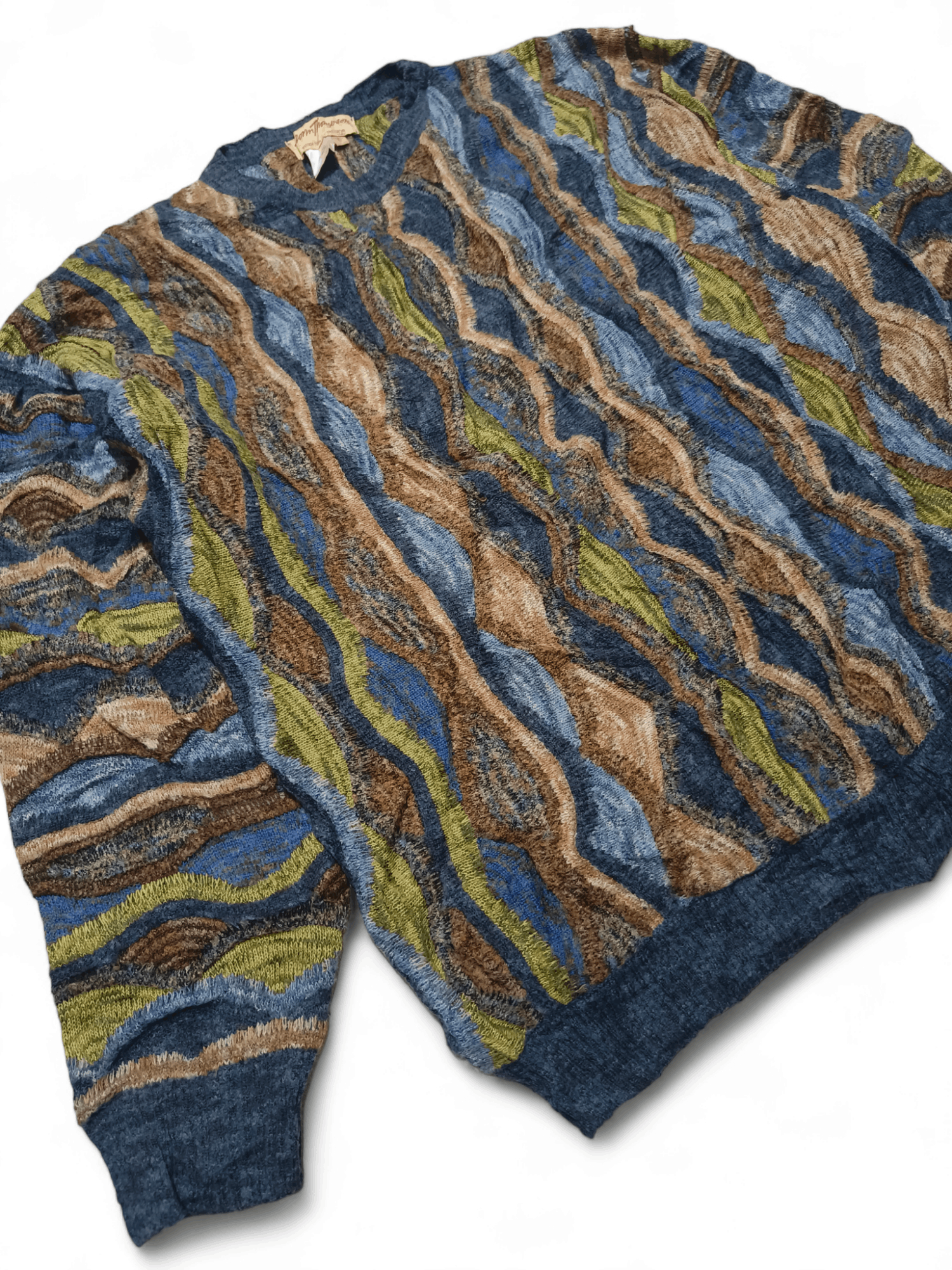 Norm Thompson Vintage NORM THOMPSON Coogi Inspired Notorious Knit Sweater Size US L / EU 52-54 / 3 - 4 Thumbnail