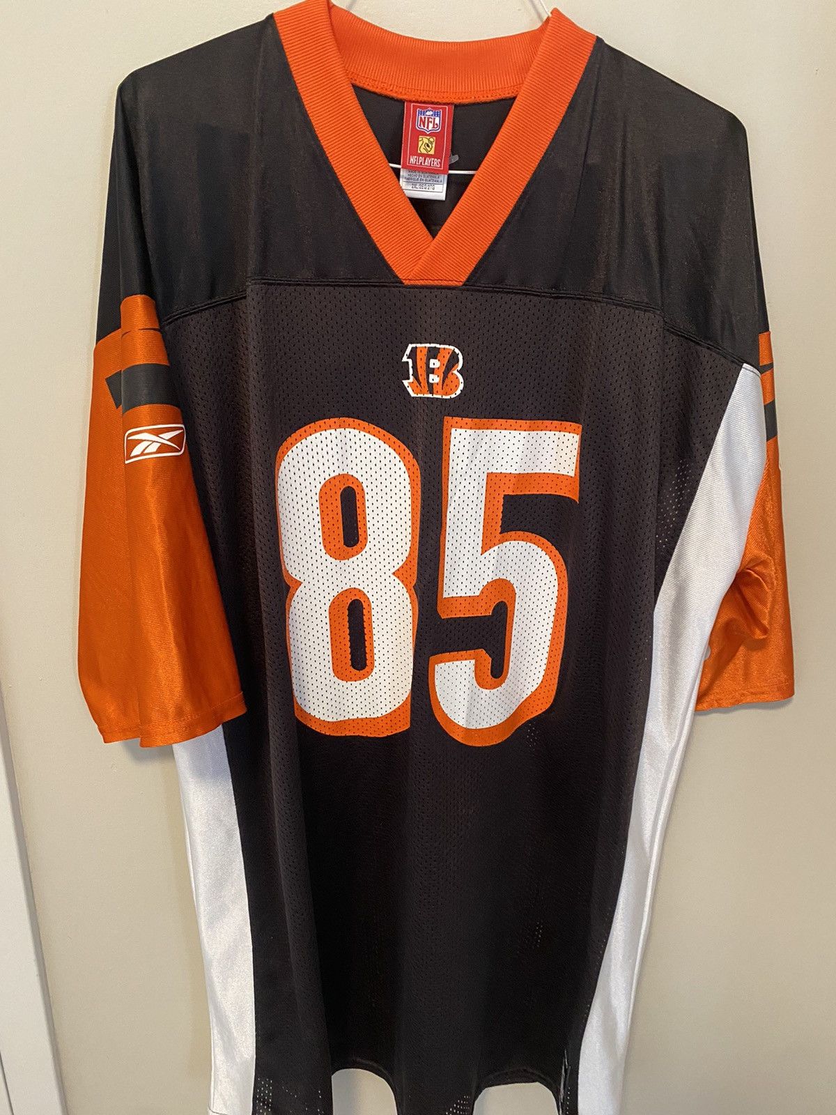 NFL Vintage NFL Ochocinco Authentic Cincinnati Bengals Jersey Size US XXL / EU 58 / 5 - 4 Thumbnail