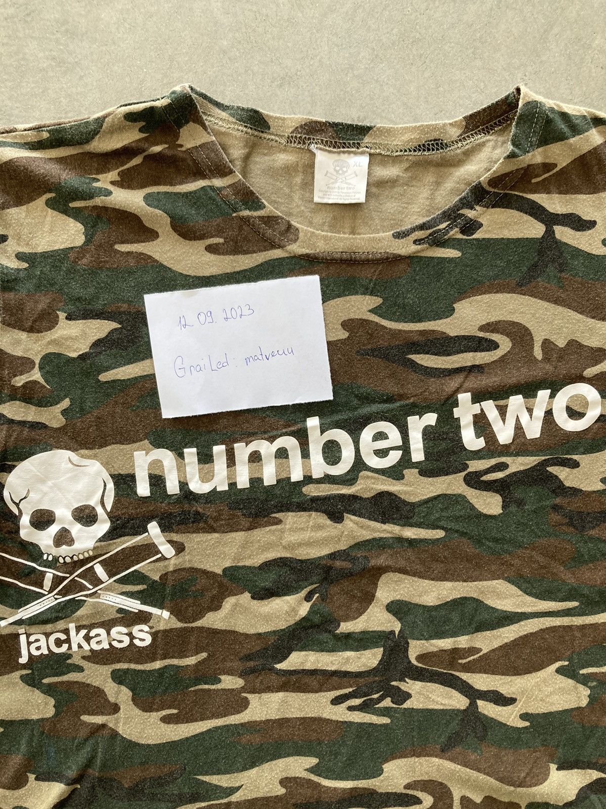 Band Tees 2006 Jackass Number Two Promo Camo Tee Size US XL / EU 56 / 4 - 2 Thumbnail