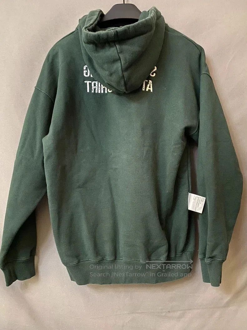 Vetements Vetements Green Graphic Hoodie with Bread Print. Size US M / EU 48-50 / 2 - 3 Thumbnail