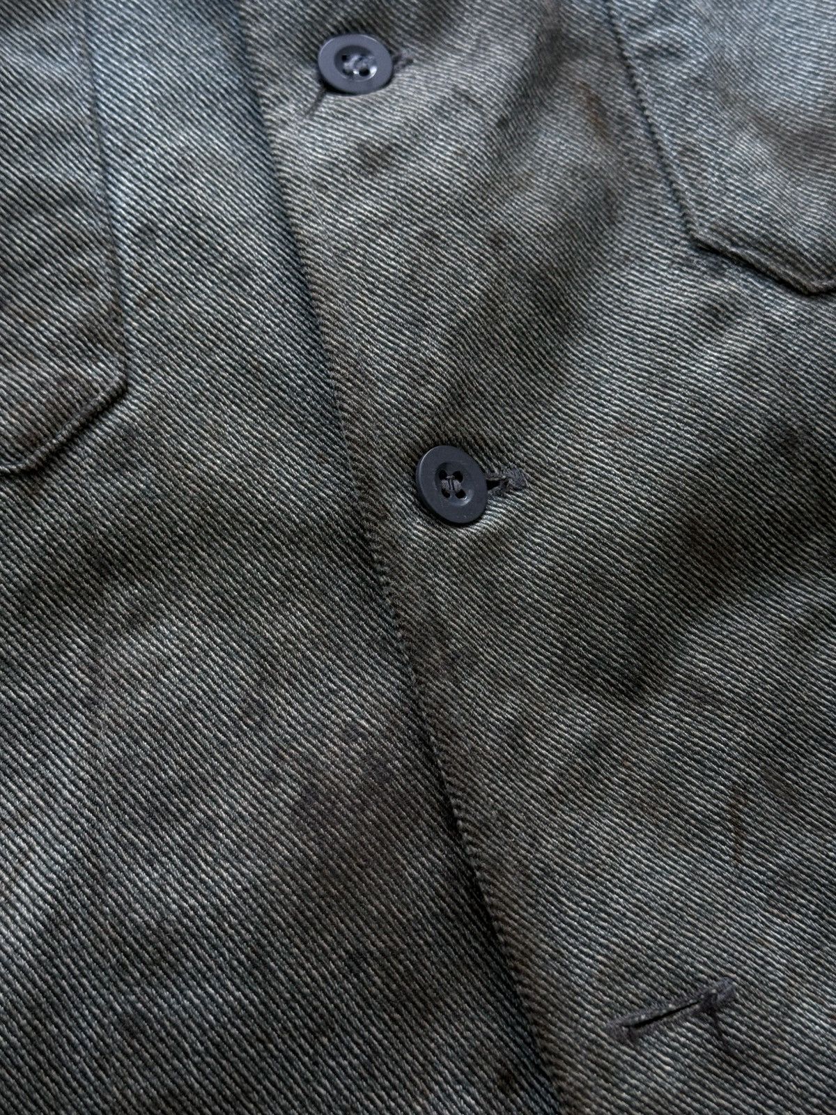 Le Laboureur Vintage 80s Swiss Thrashed Military Work Jacket Size US XL / EU 56 / 4 - 6 Thumbnail