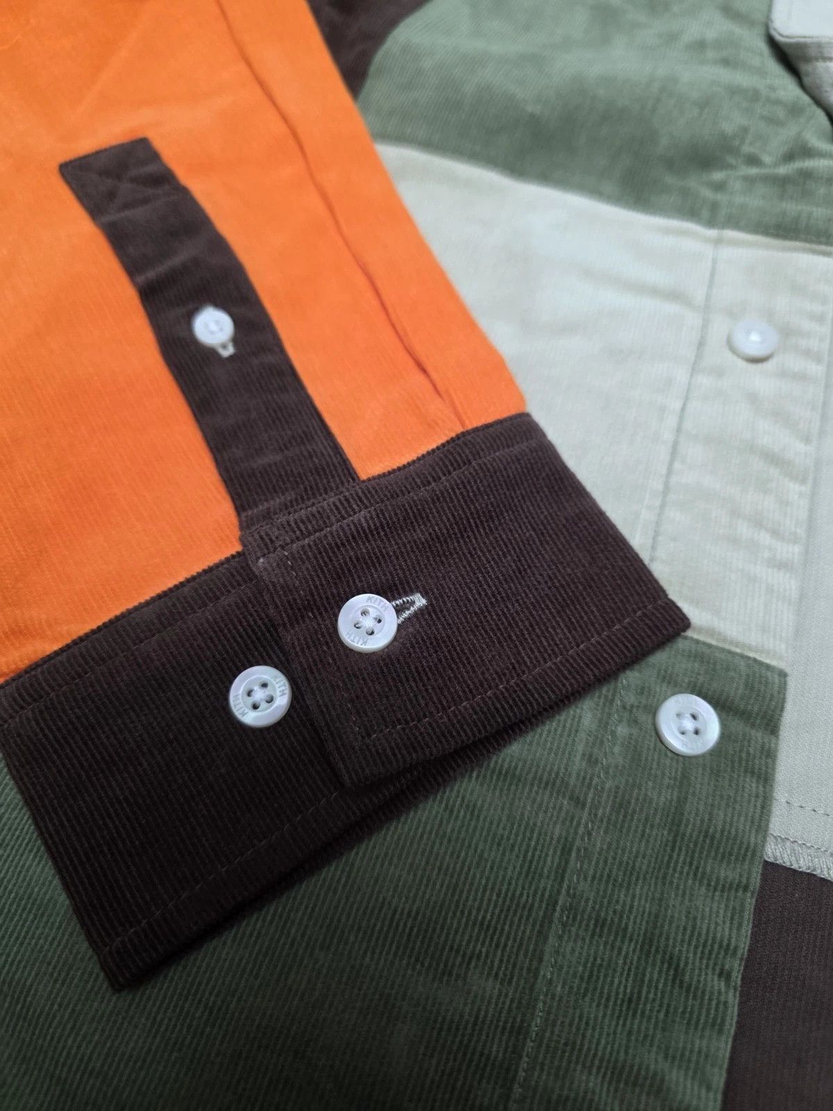 Kith Kith Patchwork Cord Ludlow Shirt in Pimento Orange Large Size US L / EU 52-54 / 3 - 12 Thumbnail