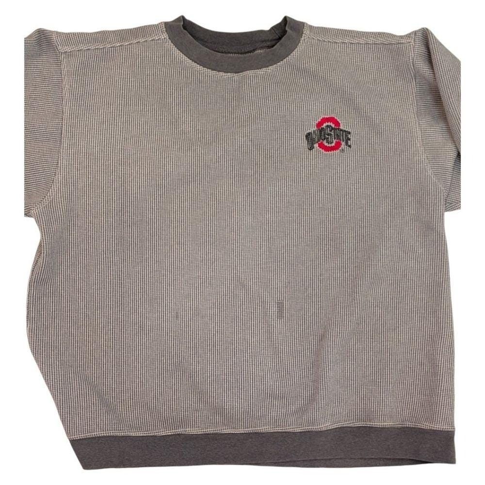 Other Vintage Ohio State Buckeyes Thermal Sweatshirt Waffle Knit X Size US XL / EU 56 / 4 - 3 Thumbnail