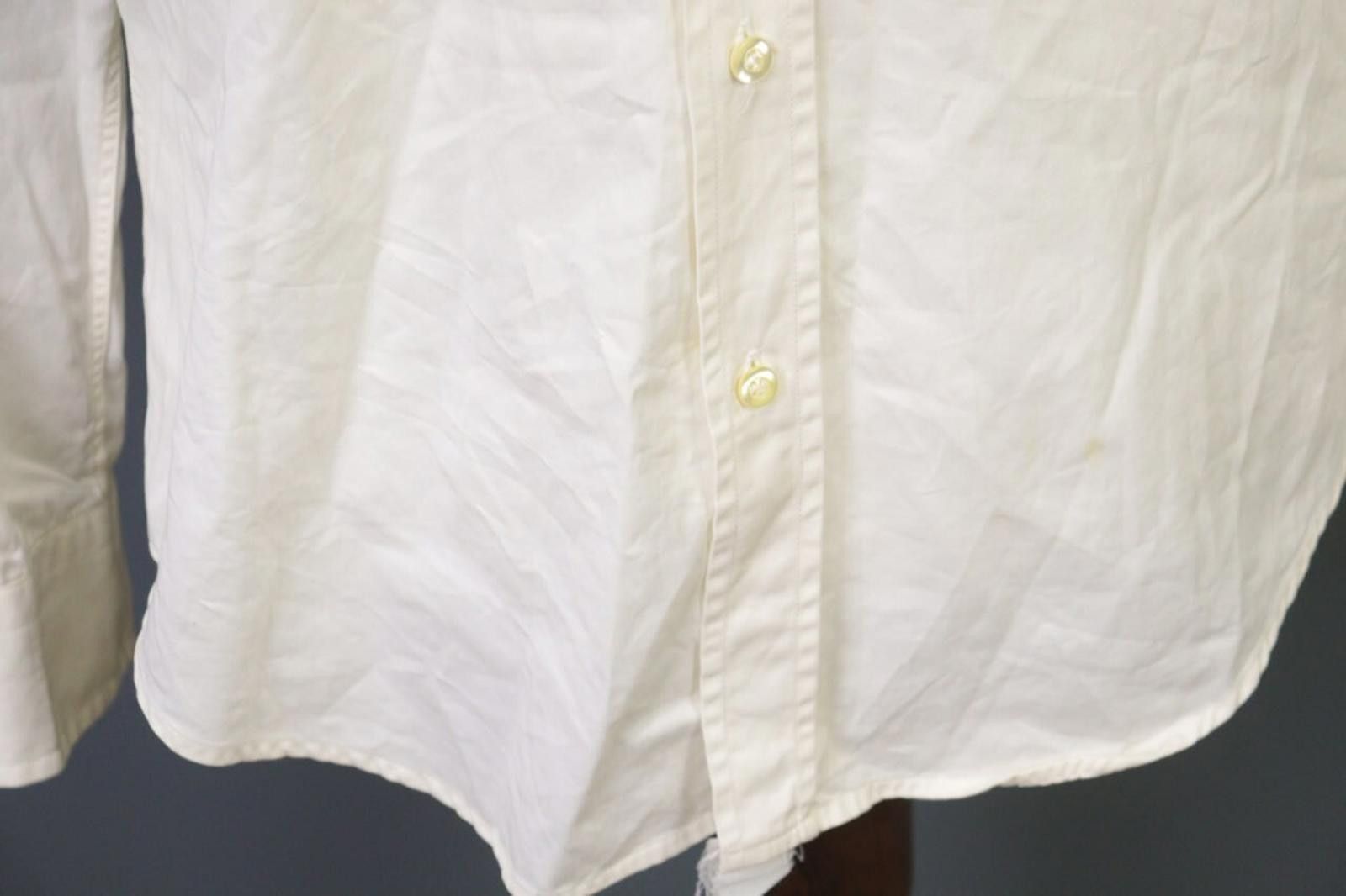 Kenzo Kenzo Homme White Long Sleeve Button Down Shirt Size 41 / 16 Size US M / EU 48-50 / 2 - 6 Thumbnail