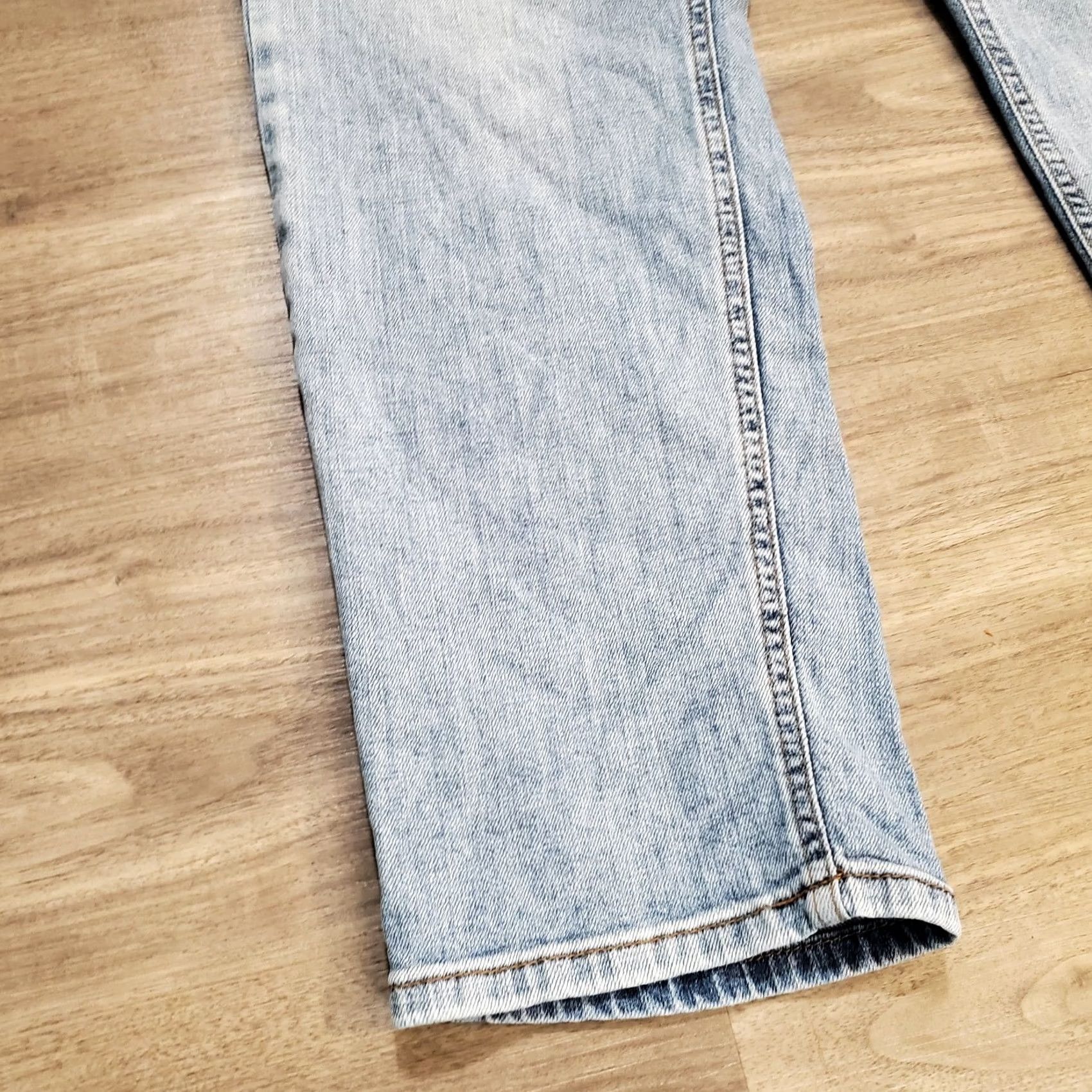 Vintage Pilcro Jeans Womens High Rise Straight Light Blue 28x29 Denim Cotton Blend Stretch Zipper Button 5-Pocket Boyfriend Bohemian 90s City Vintage No? Size 28" / US 6 / IT 42 - 4 Thumbnail