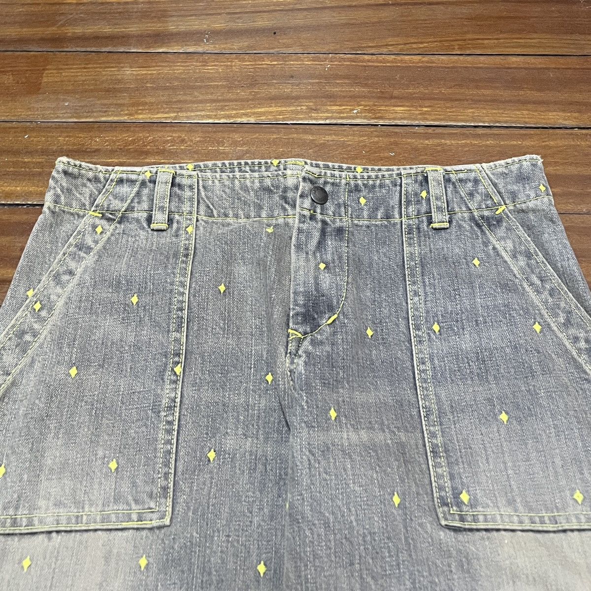 Undercover SS02 Very Rare Undercover The Illusion of Haze Diamond Jeans Size US 29 - 3 Thumbnail