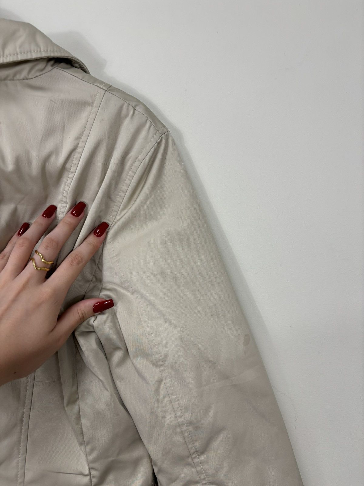 Max Mara Max Mara Beige Women’s Classic Luxury Jacket Size M / US 6-8 / IT 42-44 - 21 Thumbnail