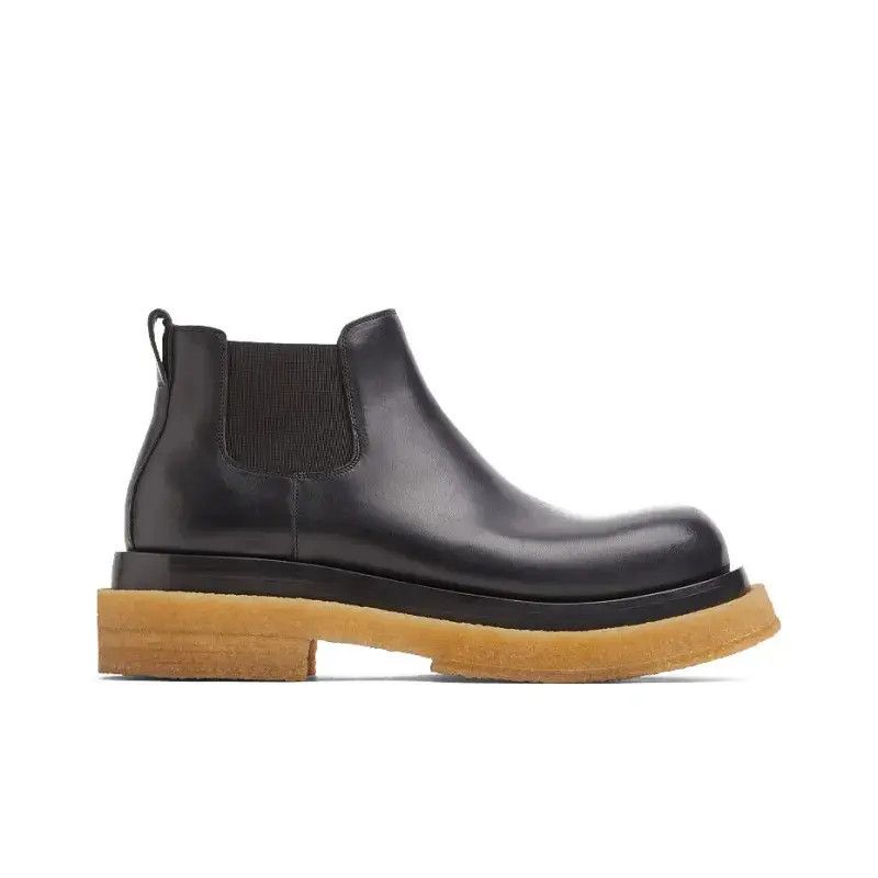 Bottega Veneta o1bcso1str0225 Lug Boots in Black Size US 7 / EU 40 - 1 Thumbnail