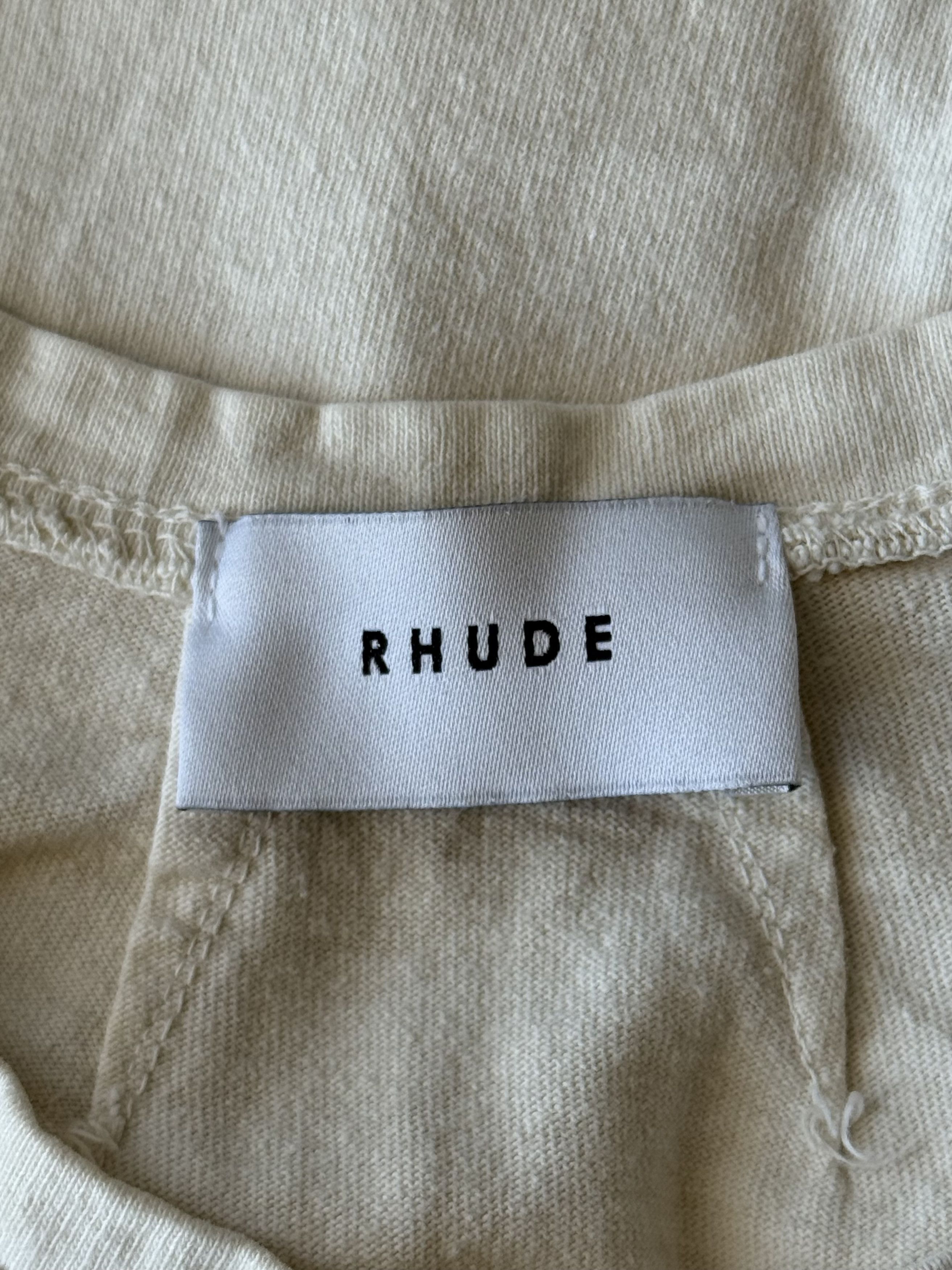 Rhude Rhude Beige & Black Space Cowboy T-Shirt Size US S / EU 44-46 / 1 - 3 Thumbnail