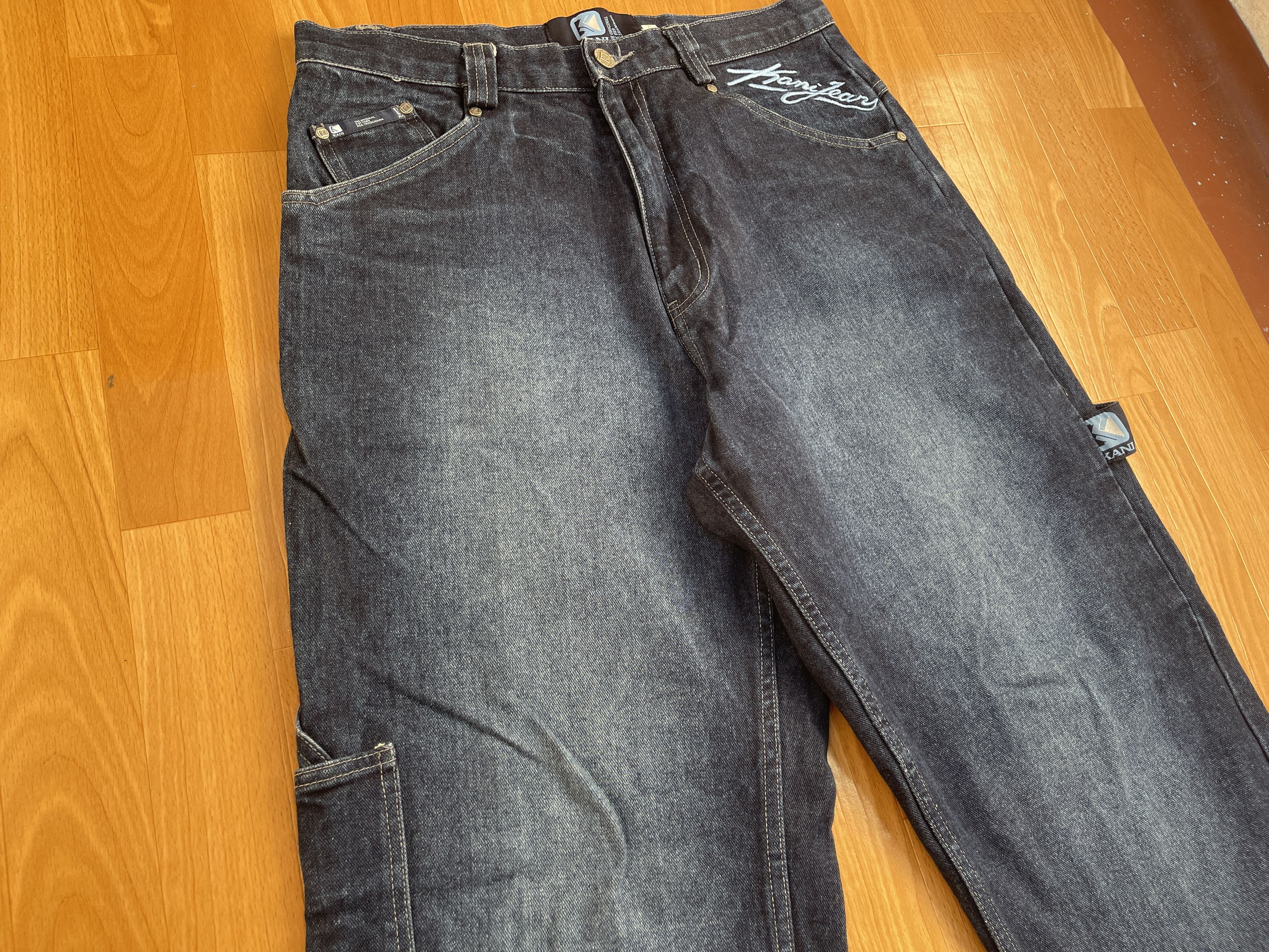 Karl Kani KARL KANI jeans, baggy, vintage Kani jeans, 90s hip hop W 32 Size US 32 / EU 48 - 10 Thumbnail