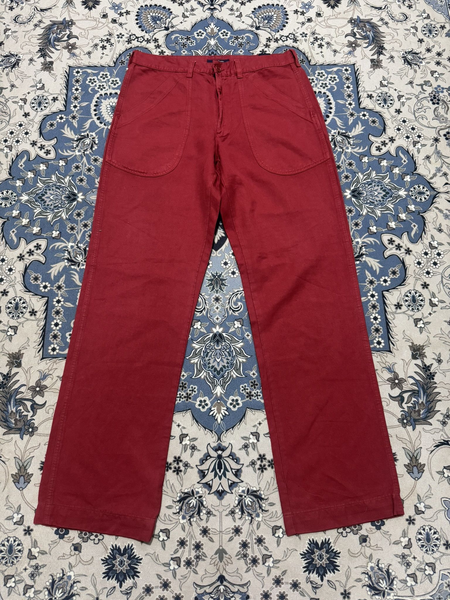 Ermenegildo Zegna × Japanese Brand Ermenegildo Zegna Carpenter Fatigue Army Workers Baggy Pants Size US 32 / EU 48 - 1 Thumbnail