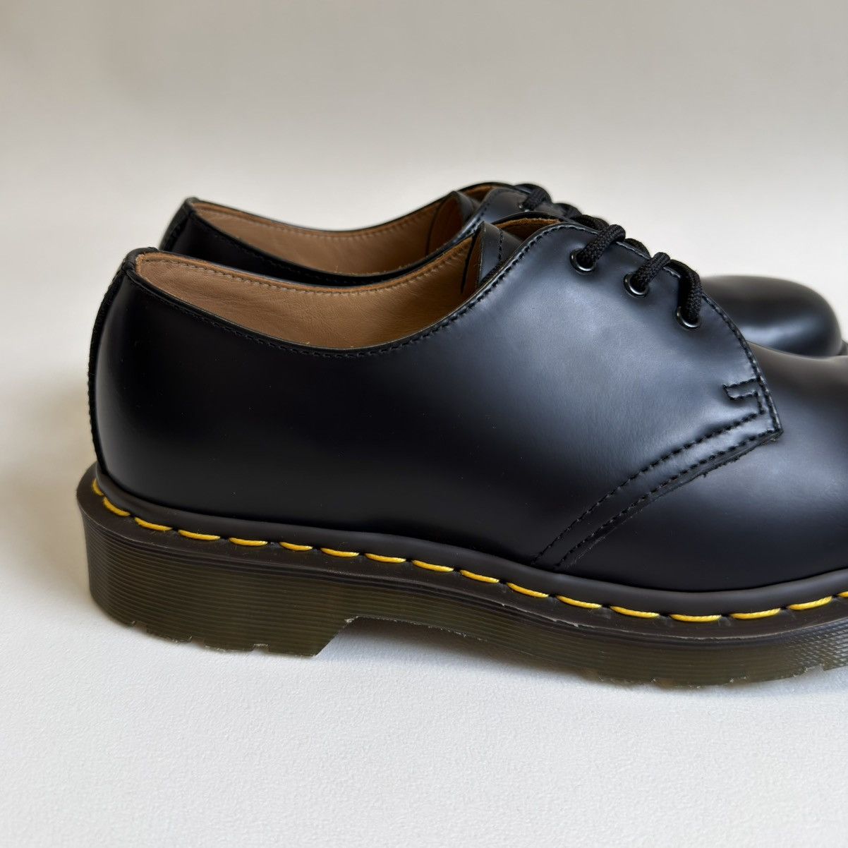 Comme des Garcons × Dr. Martens ‘MIE 1461’ Black Leather Shoes Size US 9 / EU 42 - 7 Thumbnail
