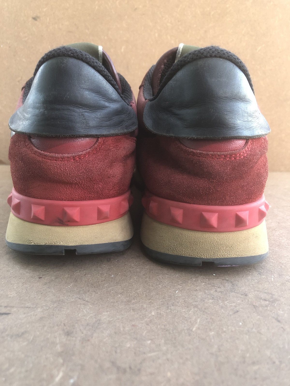 Designer × Valentino Valentino Garavani Red Leather Men’s Sneakers Size 41 Size US 9.5 / IT 39.5 - 13 Thumbnail