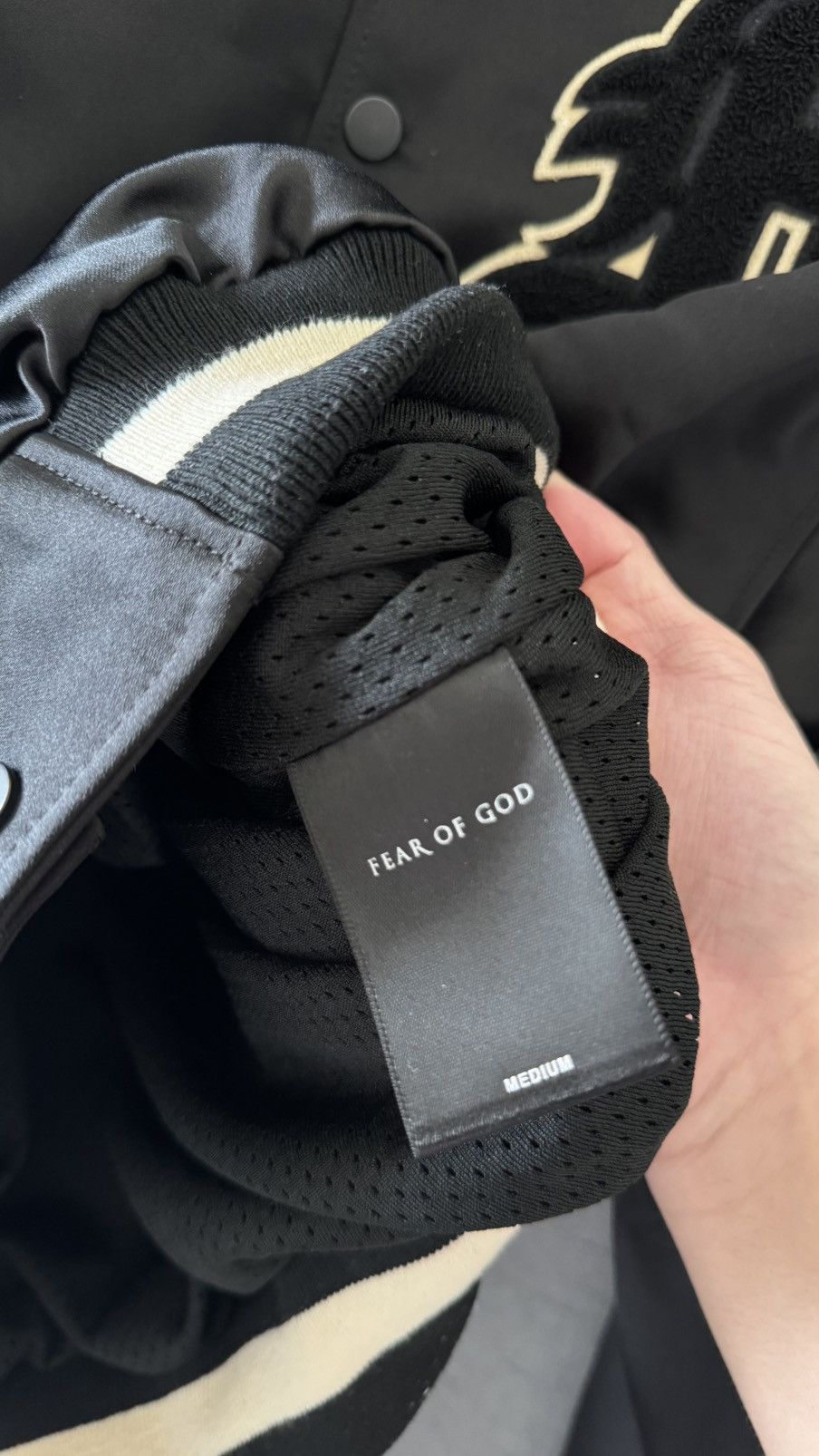 Fear of God Fear of God 5th Fifth Satin Manuel Baseball Coaches Jacket Size US M / EU 48-50 / 2 - 7 Thumbnail